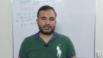 L24: Derivative of sin^3x by first principle | Ex#3.4 [Q#1]| Class 12 math | KP