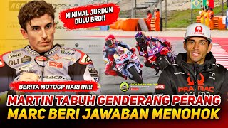 BERUJUNG SALING SIKUT‼️SENGKETA KURSI PABRIKAN DUCATI, MARTIN KALAH ADU RECORD DGN MARQUEZ