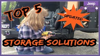 [Top 5] Jeep Wrangler Storage Solutions  Updated