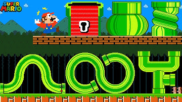 Super Mario Bros. but There Are MORE Custom Pipe All Power Up