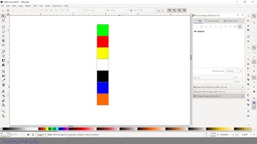 Creating color palette or texture in Inkscape