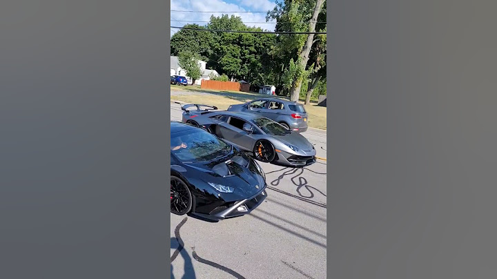 Lamborghini huracan STO vs. Lamborghini aventador SVJ #shorts