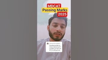 MDCAT PASSING MARKS 2025 ‼️ #drawaisgillani