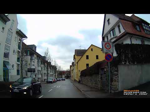 D: Große Kreisstadt Bietigheim-Bissingen. Landkreis Ludwigsburg. Tour durch die Stadt. Dezember 2017