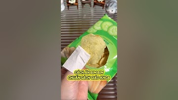 CÁCH ĂN BIM BIM CHUẨN SÁCH GIÁO KHOA #food