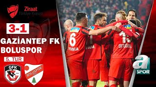 Gaziantep Fk 3 - 1 Boluspor Maç Özeti̇ Ziraat Türkiye Kupası 5. Tur Maçı 22.12.2022