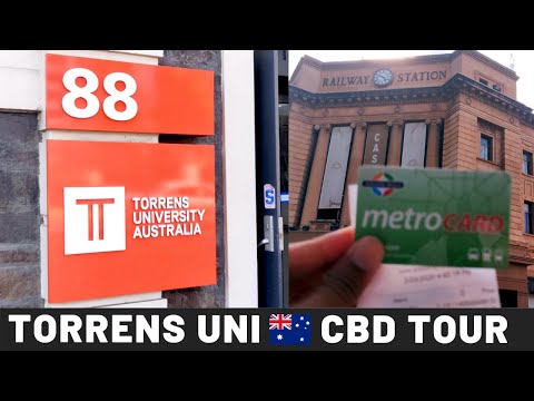 University orientation in Adelaide + Adelaide metro card + Cinematic Adelaide CBD tour