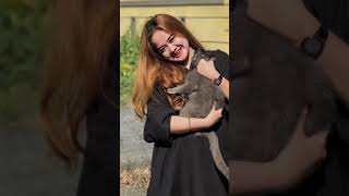 A girl with cat vector art 😻 #shorts #cat #vectorart #alamcreative