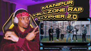 Manipur Hillzone Rap Cypher  2.0 || Amerian Reaction!!!