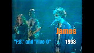 James - Live 1993 -&quot;P.S.&quot; and &quot;Five-O&quot; - The Beat - Gary Crowley - from &quot;Laid&quot; album.