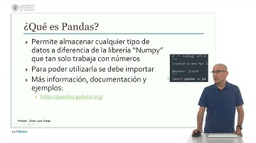 Introducción a Pandas | 4/77 | UPV