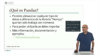 Introduction to Pandas | 4/77 | UPV