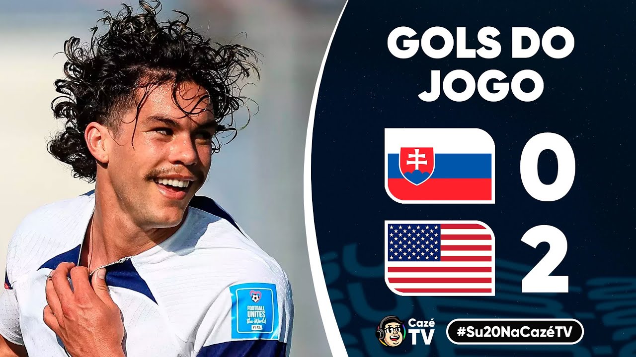 COM GOLAÇO, ESTADOS UNIDOS VENCE A ESLOVÁQUIA NA COPA DO MUNDO SUB-20