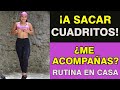 Eliminar ROLLITOS DE LA ESPALDA Y Marcar Los CUADRITOS DEL ABDOMEN / RUTINA Tren Superior En Casa.