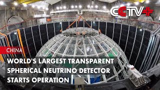 Worlds Largest Transparent Spherical Neutrino Detector Starts Operation