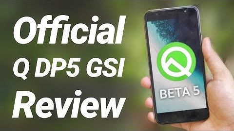 Android 10 Beta 5 Official GSI Review | Dark Mode Everything