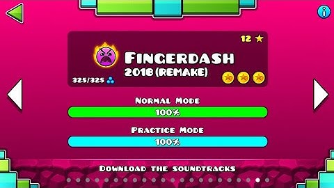 FINGERDASH 2018 (Remake) | Geometry Dash : Fingerdash 2018 - KubSooNek (Fingerdash Remake)