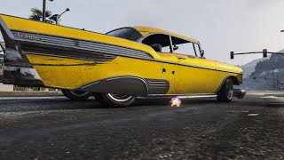 Полиция зажала в коробочку. Провальный угон желтого &quot;Tornado&quot;. GTA 5