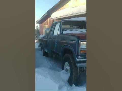 Frozen Diesel Cold Start - YouTube