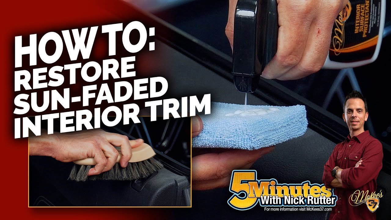 How To Restore Faded Car Interior Plastic - Best Guide!