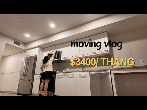 chuyển nhà lần thứ 11 📦 moving into my $3400 apartment in California