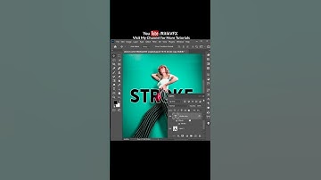 Best Way To Create Outline Text Effect In Photoshop #shorts