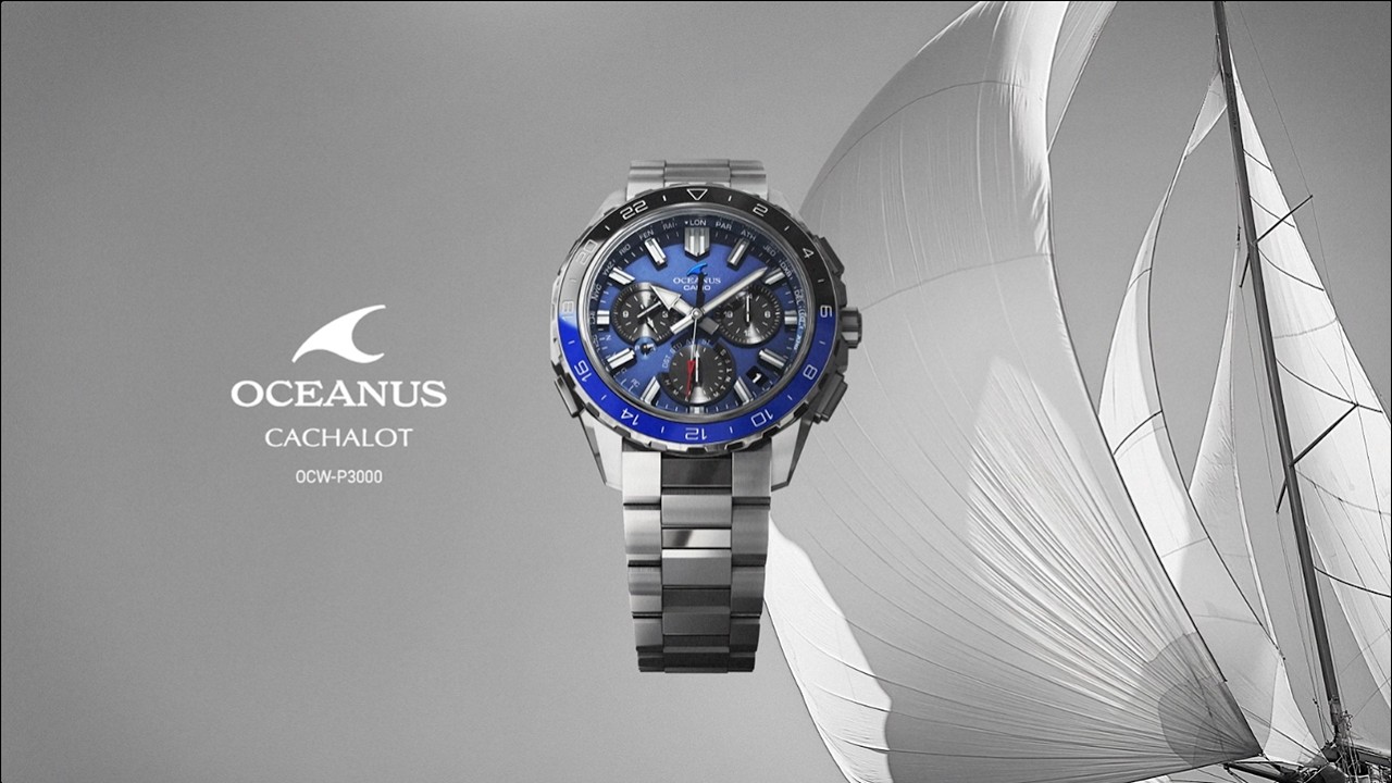 CASIO OCEANUS カシャロ 世界26都市の時刻を一望する。OCEANUS CACHALOT | CASIO - YouTube