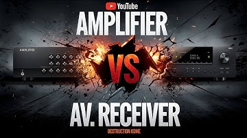Amplifier vs. AV Receiver – Full Beginners Guide