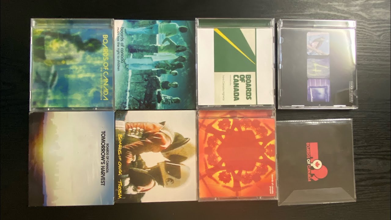 Boards Of Canada CD collection - YouTube