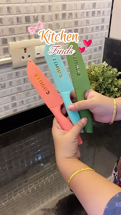 Carrote Knife Set Amazon Find 🧡 | Stylish   Sharp Must-Have for Every Kitchen! #shorts #carote