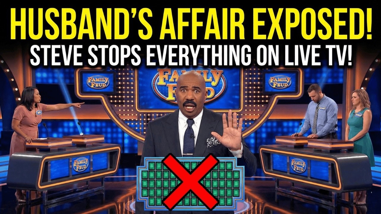 HUSBAND'S AFFAIR EXPOSED ON LIVE TV — STEVE HARVEY STOPS EVERYTHING