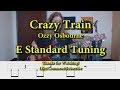 Crazy Train - Ozzy Osbourne (Bass Cover) With Tabs!