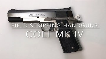 Cover Image for Colt MK IV Series 80 Field Strip & Reassembly by Silvercore Training