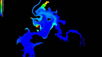 BMT WBM: TUFLOW AD: Simulation of Catchment Inflows - Salinity Contours