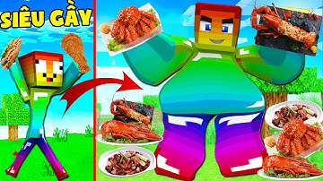 MINI GAME : CUỘC THI ĂN ĐỒ VIP ** THỬ THÁCH NOOB LÀ NGƯỜI BÉO NHẤT TRONG MINECRAFT ??