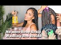 How to Wash Scalp with Box Braids || Remove Build up, Flakes & Stops Itching
