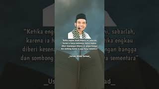 Nasihat Uas Tentang Hidup uas