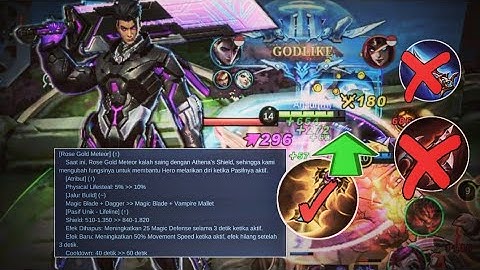 New update || ROSE GOLD METEOR BUFFED  || build alucard tersakit season 28