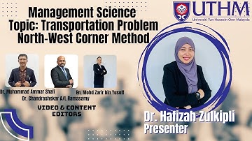 Transportation Problem - Solving with the Northwest Corner Method