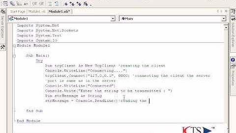VB NET Network Programming | Network Programming using Windows Sockets