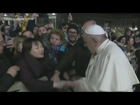 Pope apologizing after