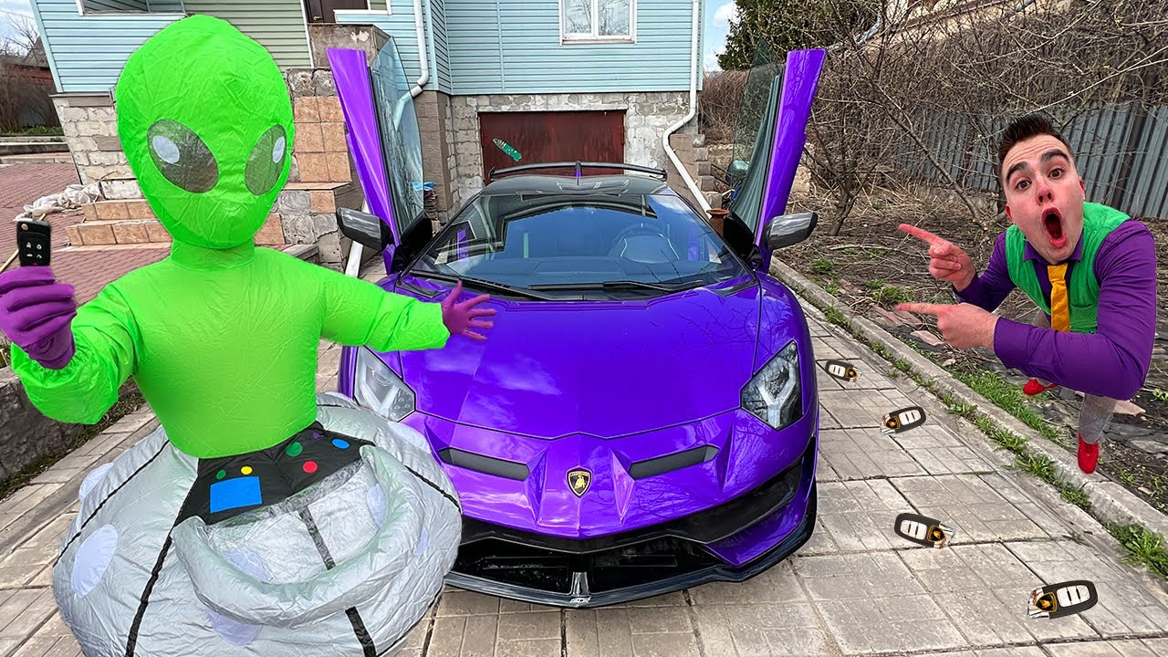 Mr. Joe Hid Car Keys on Lamborghini VS Ufo Thief on Camaro Stole Car 13+