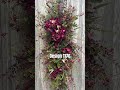 DIY Mauve Fall Swag | Elegant Autumn Front Door Swag Tutorial | Design 1176