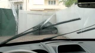 Renault Megane II duze parbriz tip perdea (inainte si dupa) - YouTube