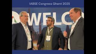 Iabse Congress Ghent 2025 With Bert Snijder, Davide Leonnetti And Hans De Backer