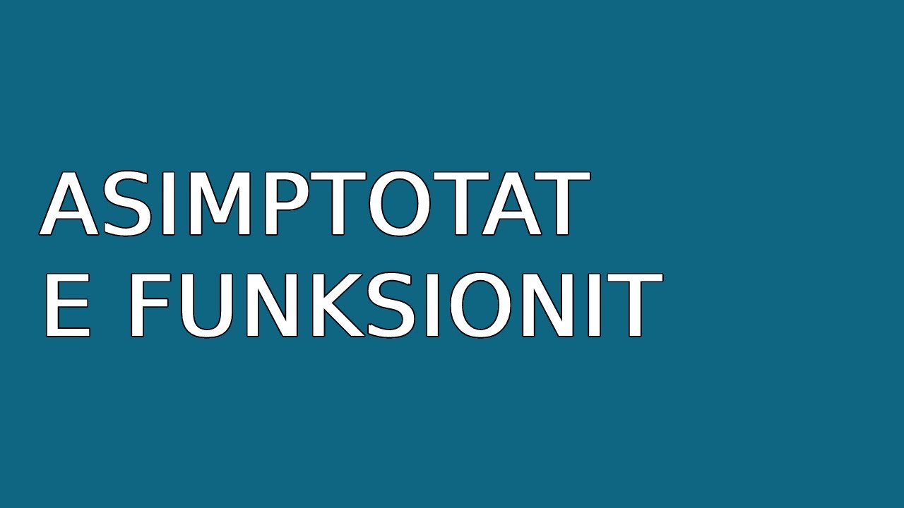 Asimptotat e funksionit