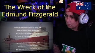 The Wreck of the Edmund Fitzgerald  Gordon Lightfoot | Australian Reacts | AussieTash