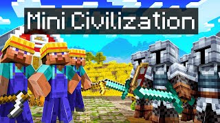 100 Players Simulate Mini Civilization in Minecraft Hardcore...