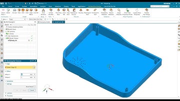 Rectangular Groove in Molded Part Design (NX2406)