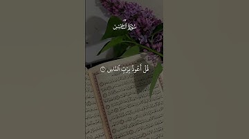 سورة الإخلاص سورة الفلق سورة الناس #قرآن #quran #القرآن_الكريم